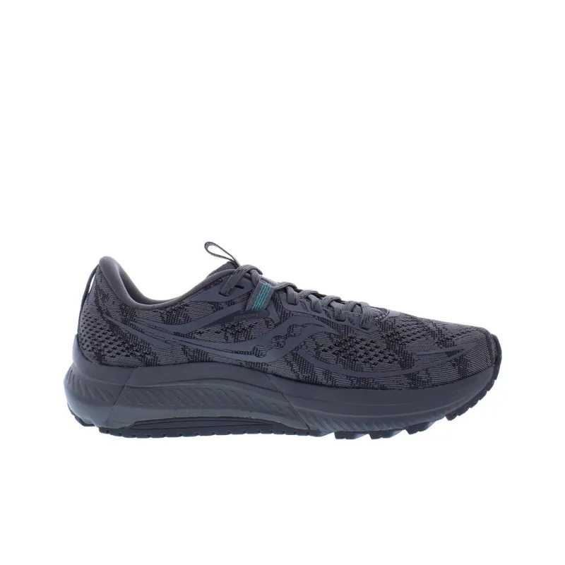 Saucony Omni 21 Slip Resistant Low Top Running Shoes Women's Gray-1