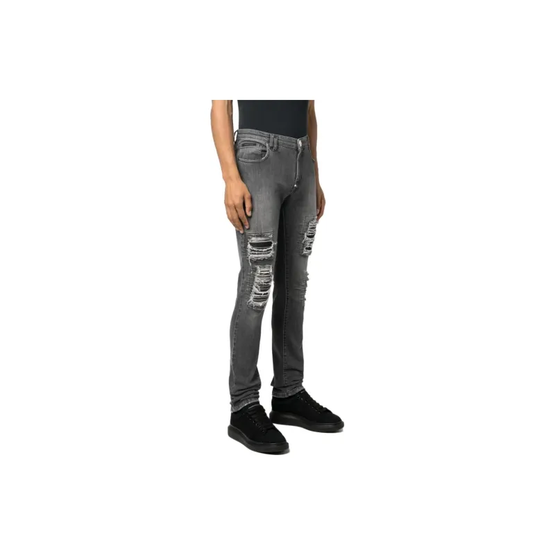 PHILIPP PLEIN Rock Star Mid rise Slim fit Jeans-3