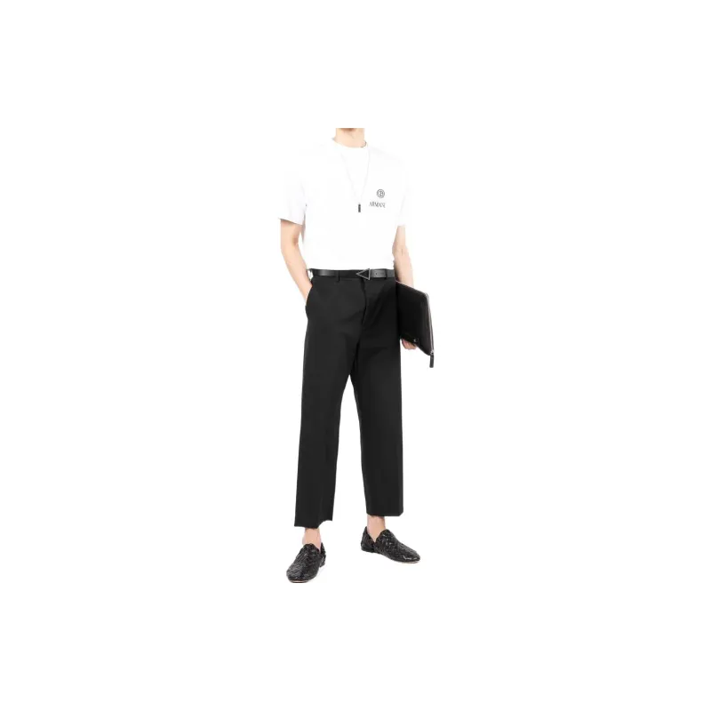 GIORGIO ARMANI T Shirts Men White-1