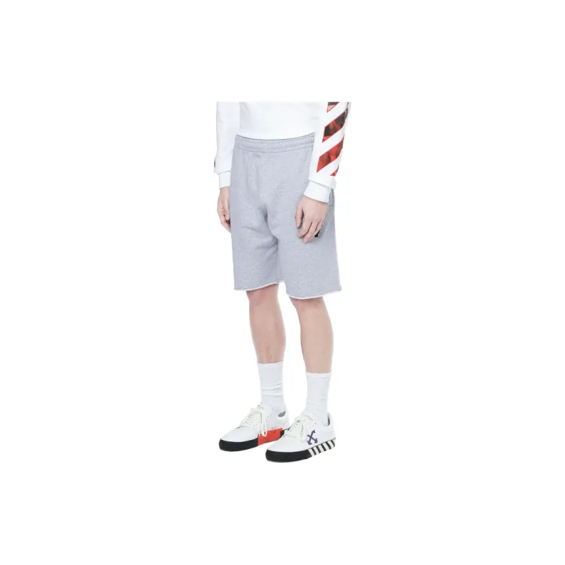 OFF WHITE SS21 Casual Shorts Men Gray-3