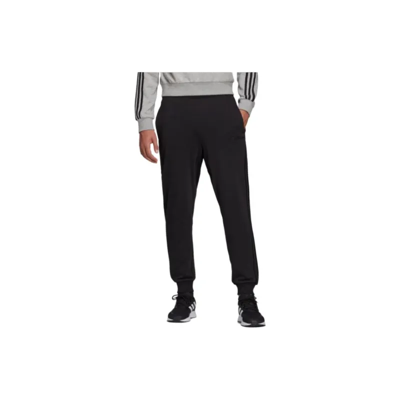 Adidas Knitted Sweatpants Men Black-4