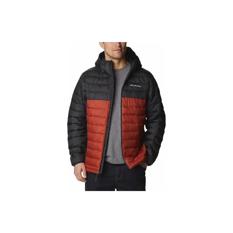 Columbia Powder Lite Hooded Jacket Jacket Men's Red-2