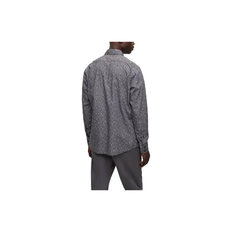 HUGO BOSS Shirts Men Dark Gray-2