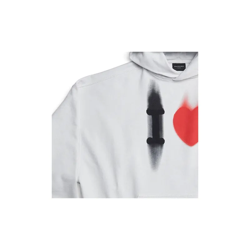 Balenciaga SS23 Sweatshirt Regular Fit Men's White-2