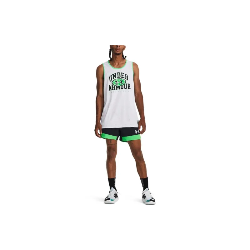 Under Armour Basketball Jerseys Men's White-4