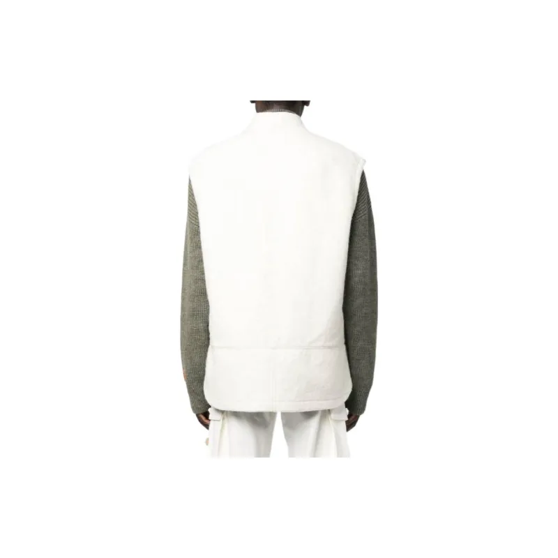 STONE ISLAND Vests Men White-2