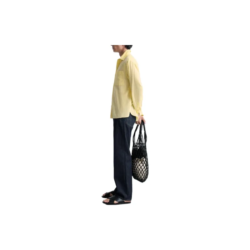 ZARA Shirts Men Yellow-3