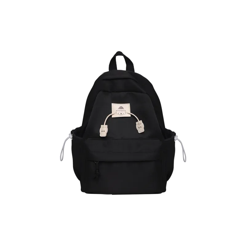 Cwatcun Polyester Backpack Unisex Ecru/Pink/Blue/Yellow/Black-12