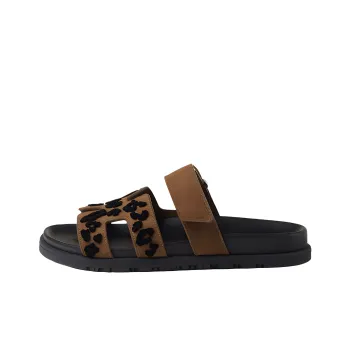 HERMES Slide Slippers Women's Umber