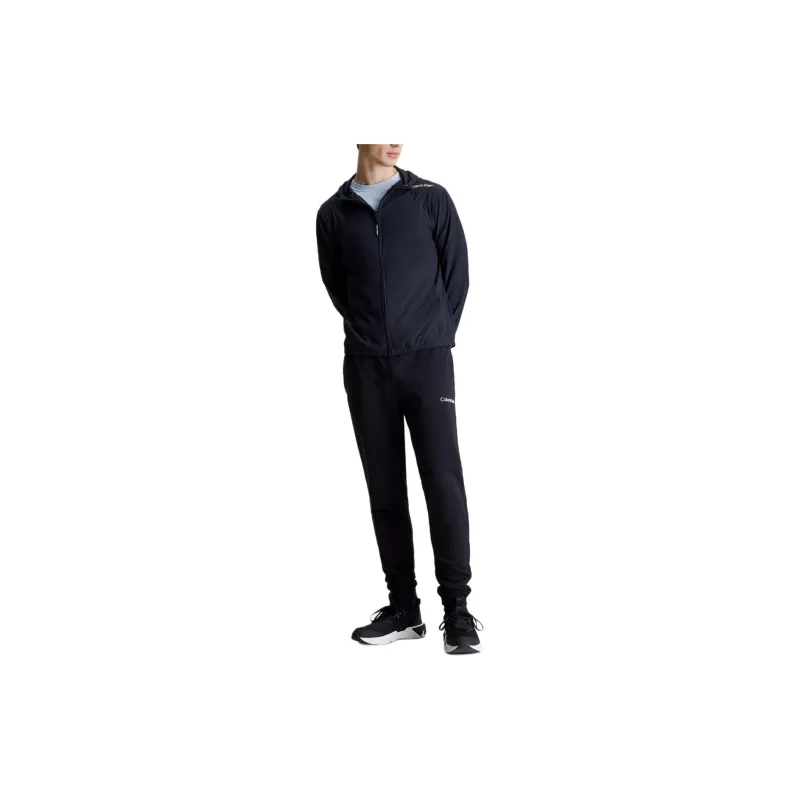 CALVIN KLEIN Trench Coat Europe Version Men's Black-1
