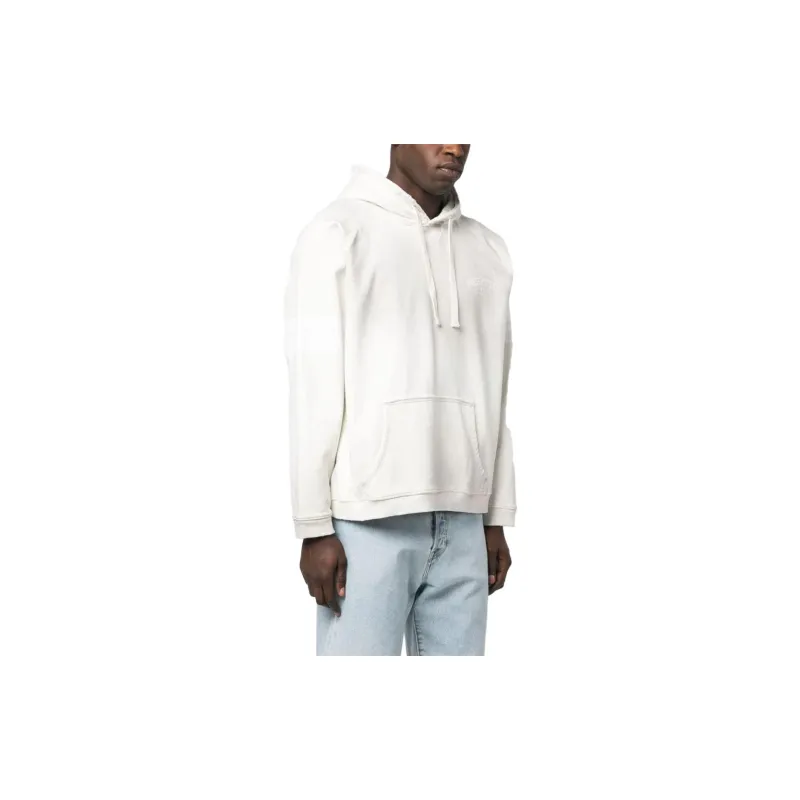 GUESS Slogan print Striped Hoodie-2