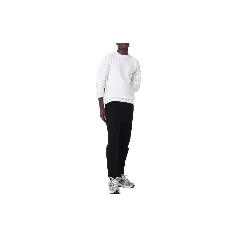 C.P. Company Logo Patch Crewneck Jumper-2