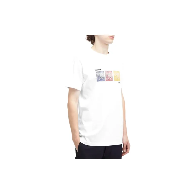 Maharishi END. Co-branded Paragraphs T-Shirts Men White-3