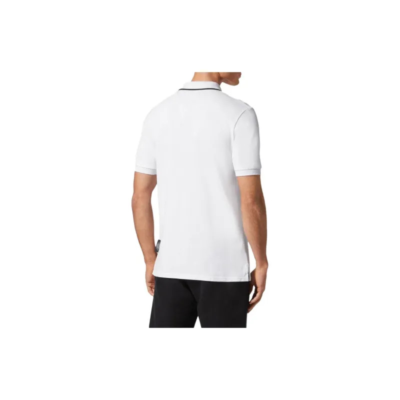 PLEIN SPORT Logo appliqué Cotton Polo Shirt-2