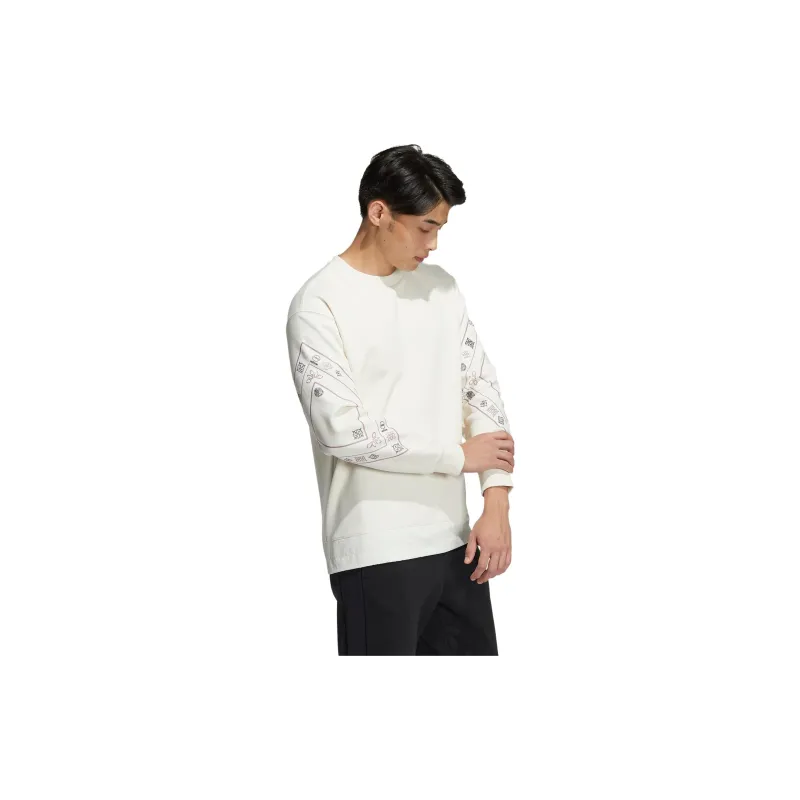 Adidas Neo Sweatshirts Men Pink White-3
