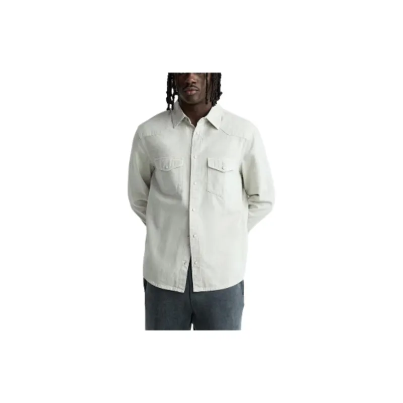 ZARA Shirts Men Ice White-2