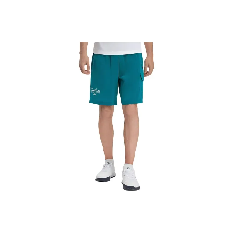 FILA Casual Shorts Men Resilient Aqua Green-2