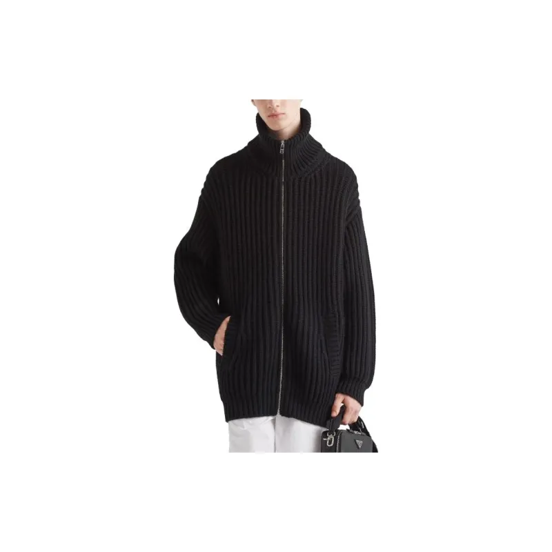 PRADA FW23 Knitwear Men's Black-2