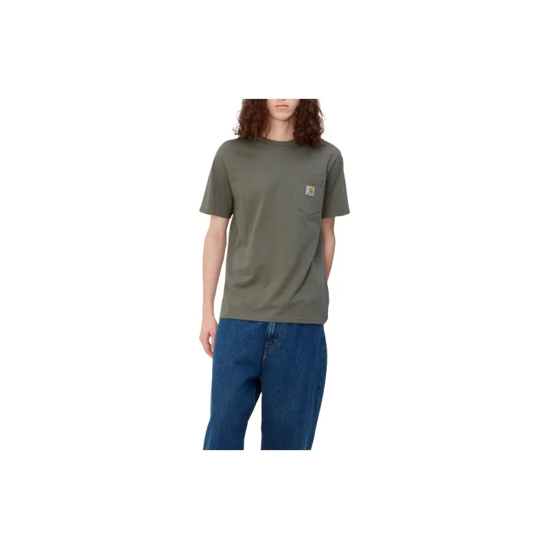 Carhartt WIP Logo patch Cotton T shirt-3