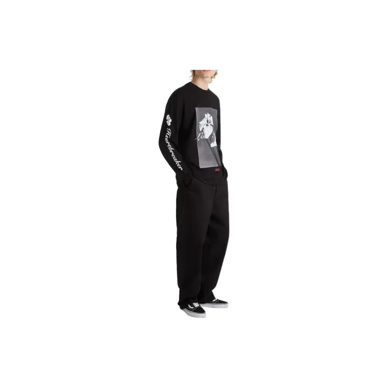 Vans BROKEN ORCHID T-Shirt Men's Black-4