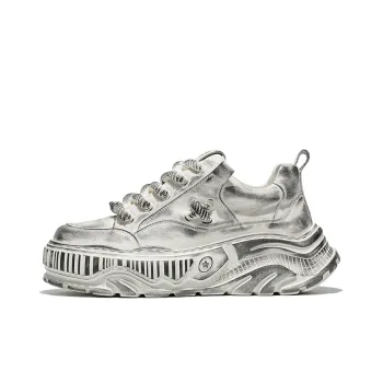 MOERBAI Original Machine Series Wear Resistant Support Height Increasing Low Top Casual Shoes Unisex