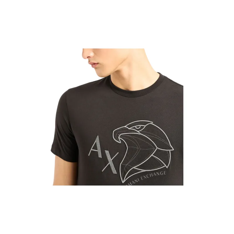 ARMANI EXCHANGE SS24 T Shirt Men's Black-4
