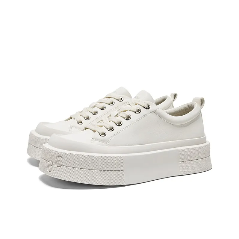 CHERYKALLY Lightweight Breathable Height Increasing Low Top Skateboard Shoes Women's-1