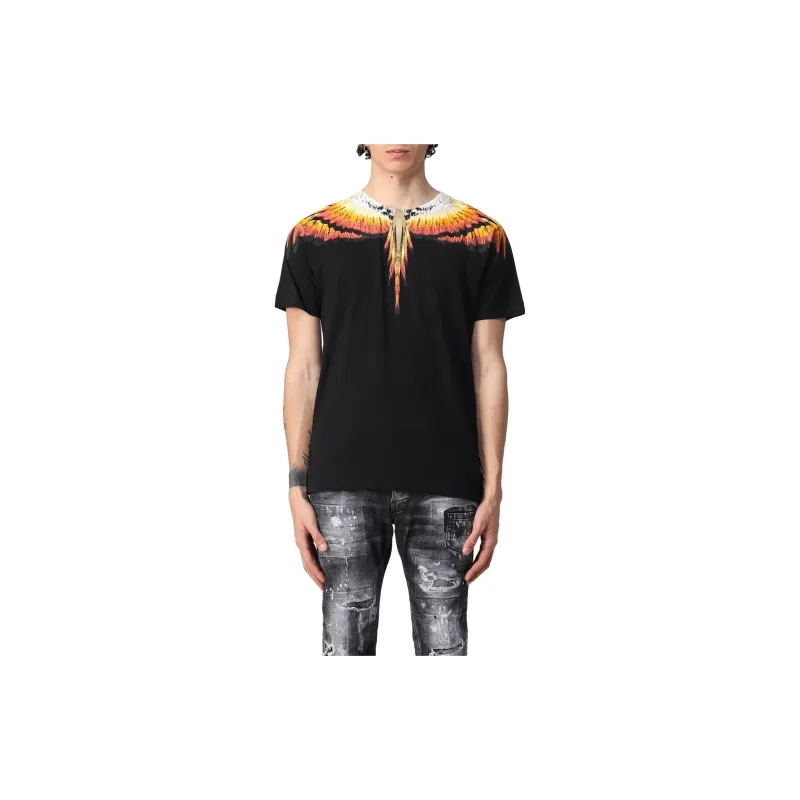 Marcelo Burlon Crewneck Short Sleeved T Shirt-6