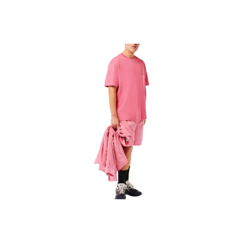 LACOSTE T Shirts Unisex Pink-5