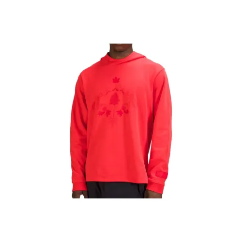 Lululemon Team Canada Sweatshirts Men Carnation Red