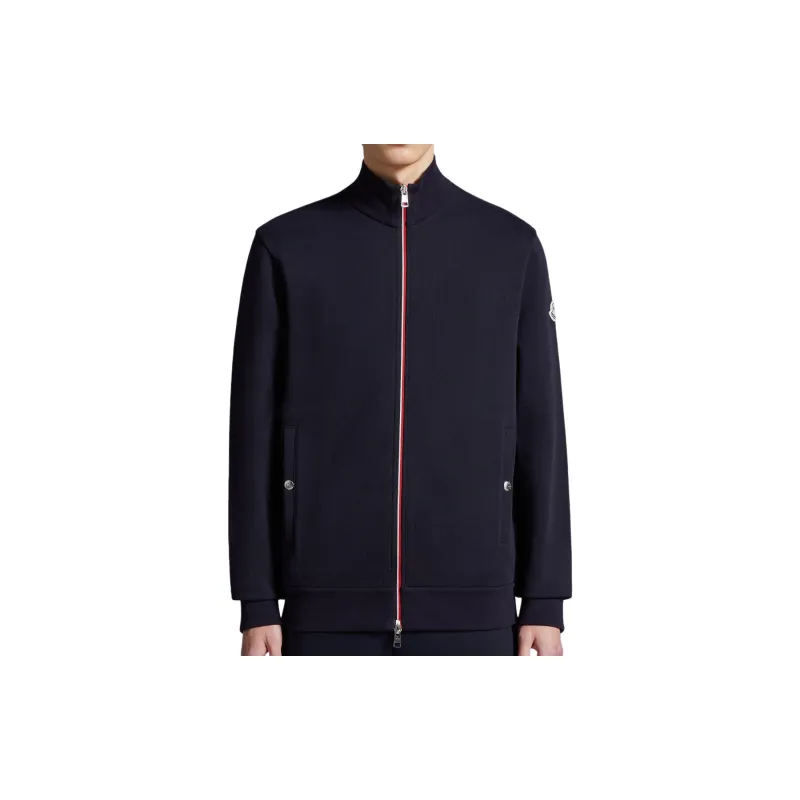 Moncler Logo Patch Zip Up Jacket-2