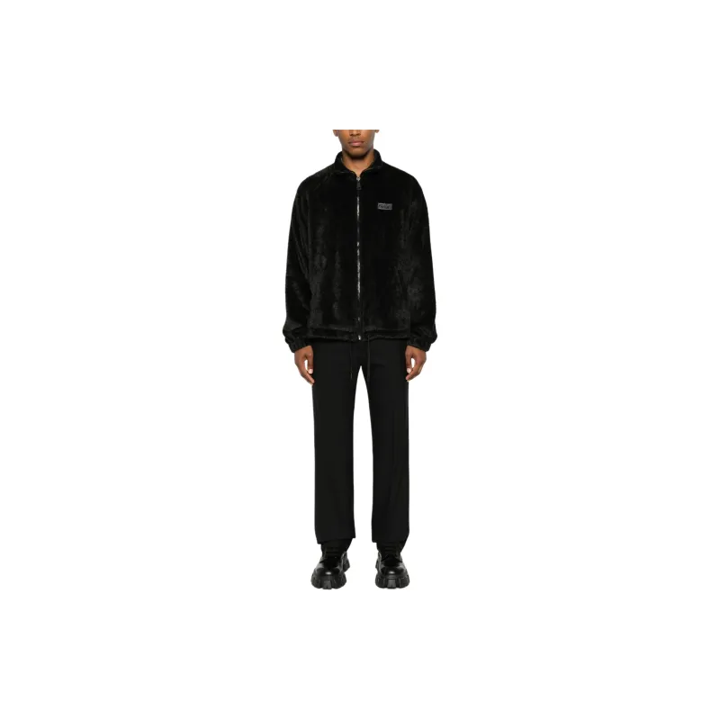 VERSACE JEANS Logo plaque Cardigan-2