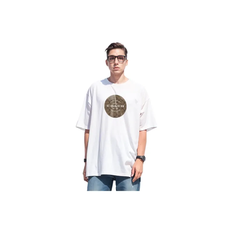 COACH T Shirts Men White-3
