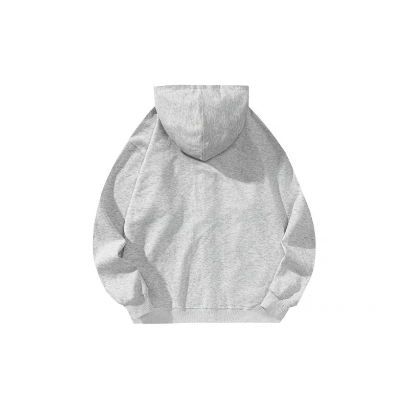 ZMOH Plain Net Series Cardigan Sweatshirt Unisex-5