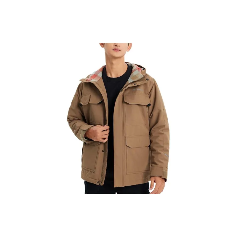 Columbia Puffer Jacket Men's Brown-2