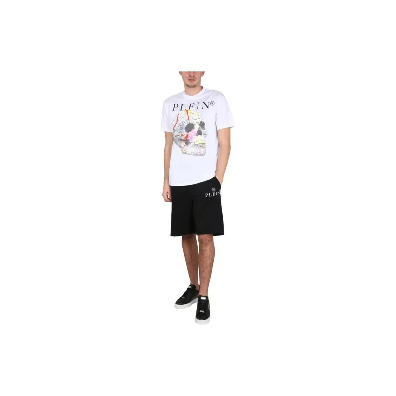 PHILIPP PLEIN Skull print Cotton T shirt-2