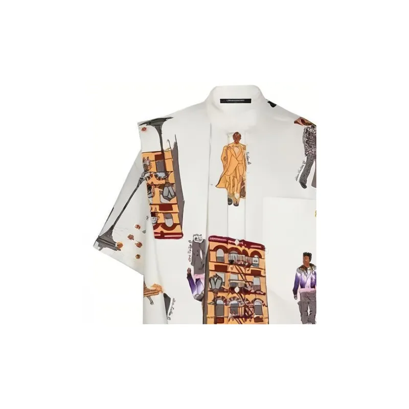 LOUIS VUITTON Shirt Men's White-3