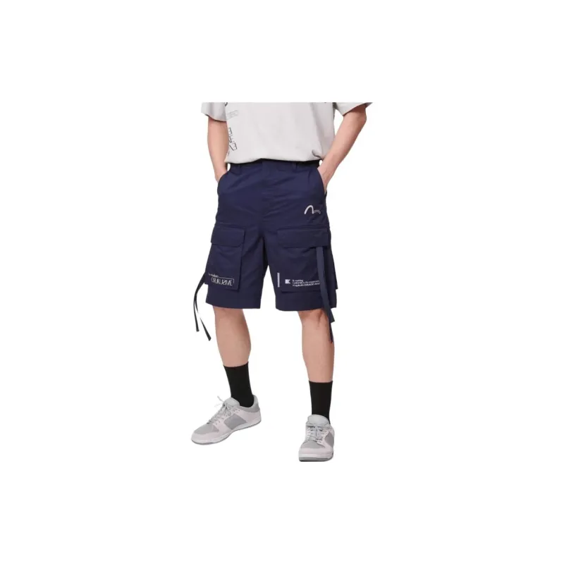 EVISU SS22 Shorts Men's Dark Blue-2