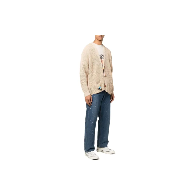 Doublet Knitwear Men Beige Yellow-3