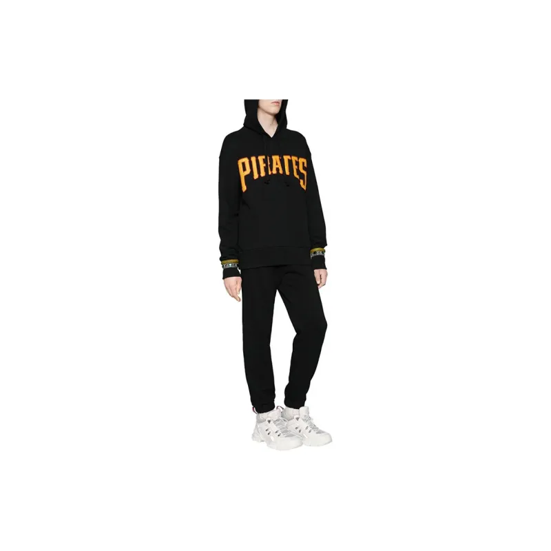 GUCCI Knitted Sports Pants Men's Black-4