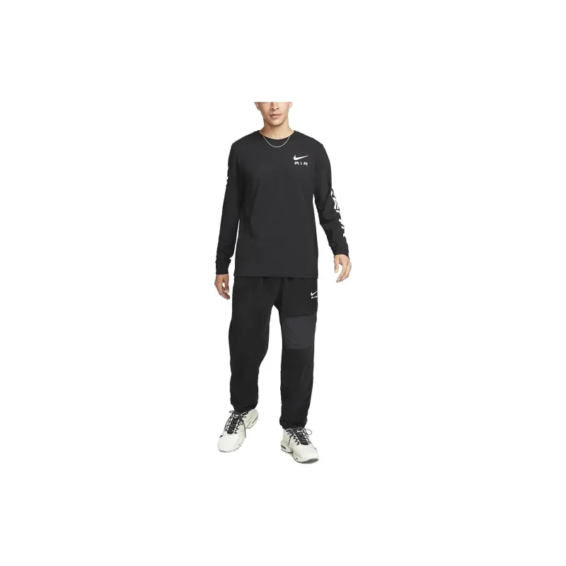 Nike T Shirts Men Black-2