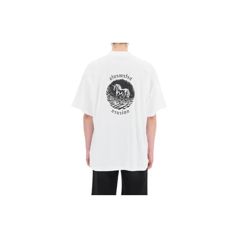 Vetements T Shirts Men White-2