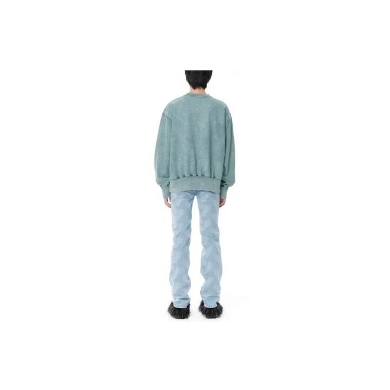 WE11DONE Sweatshirts Unisex Mint-1