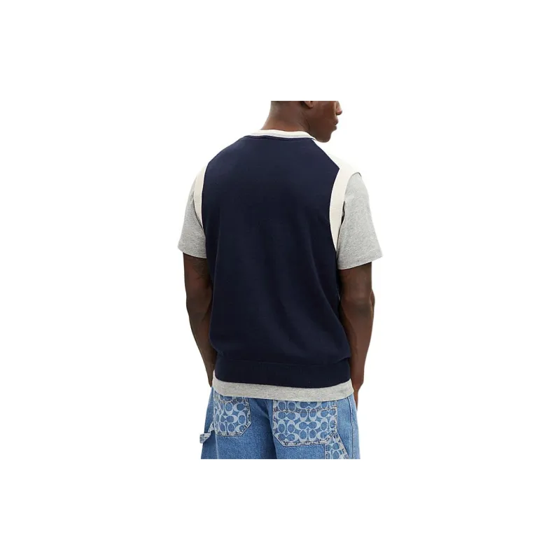 COACH Vests Men Navy-2