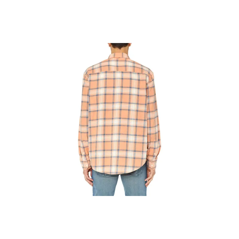 DIESEL Shirts Men Orange-2