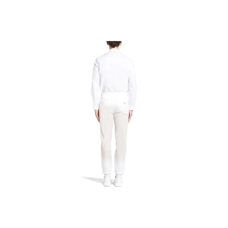 PRADA Knitted Sports Pants Men's White-3