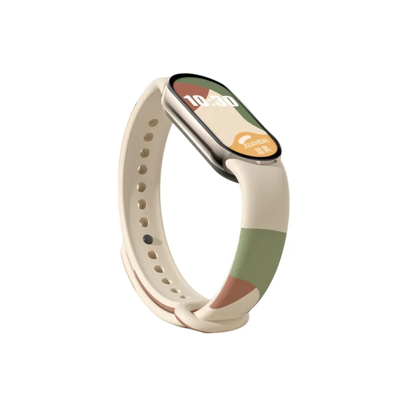 FZRT Watch Bands Classic Morandi Printed Silicone Quick Release Strap Unisex-5
