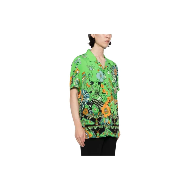 Camilla Floral print Modal Shirt-4