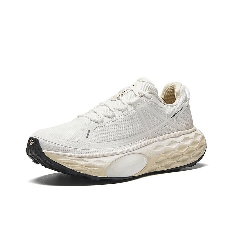 Anta ChengFeng Anti-Slip Wear-Resistant Low-Top Trail Running Running Shoes Women's White-1