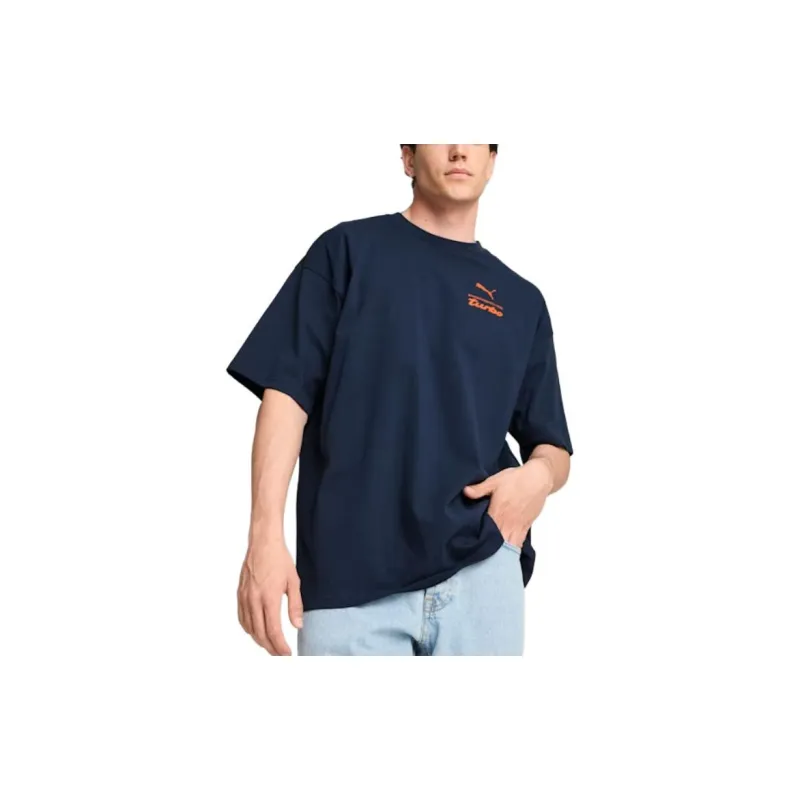 PUMA Porsche LegacyTurbo T-Shirt Men's Marine-4